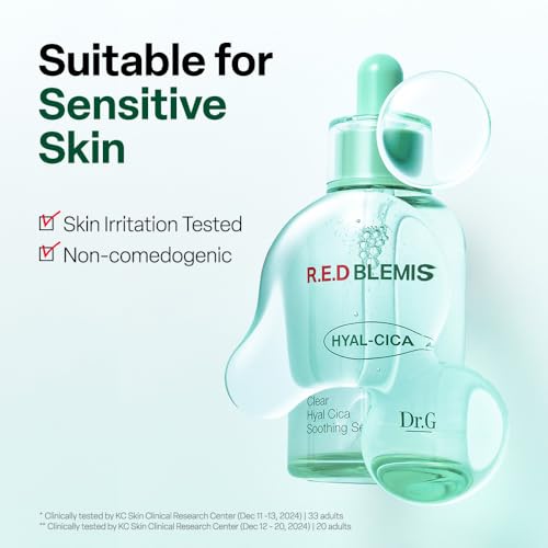 Dr.G R.E.D. Blemish Clear Hyal-Cica Facial Serum, 1.69 fl oz - Product Imagery