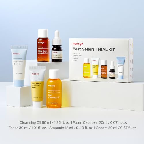 MANYO Best Sellers Kit, Korean Skin Care Set & Trial Gift Set - Product Imagery
