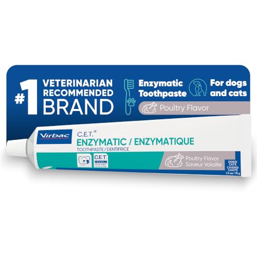C.E.T. Enzymatic Toothpaste for Dogs and Cats, Poultry, 2.5oz - Product Imagery