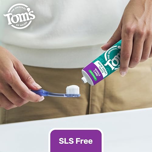 Tom's of Maine Whole Care Natural Toothpaste with Fluoride, - Product Imagery