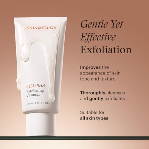 SkinMedica AHA/BHA Exfoliating Face Wash (NEW PACKAGING),Gentle - Product Imagery