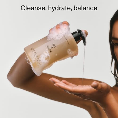 Salt & Stone Body Wash for Women & Men, Bergamot & Hinoki 15.2 - Product Imagery