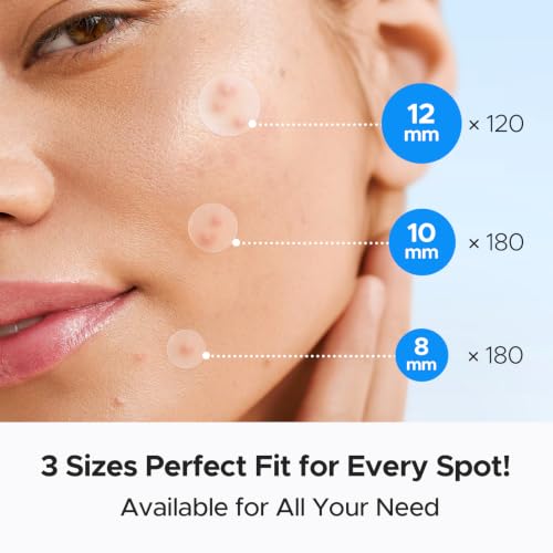 LitBear Pimple Patch Bulk, 480 Patches 3 Size Acne Patches for - Product Imagery