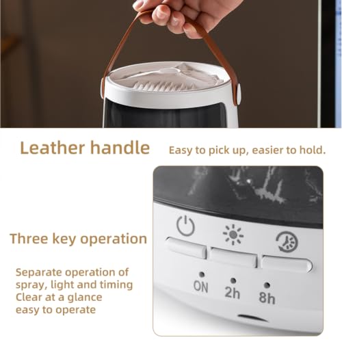 Nursery Humidifier Aromatherapy Diffuser 300ml 7 Color LED Quiet - Product Imagery