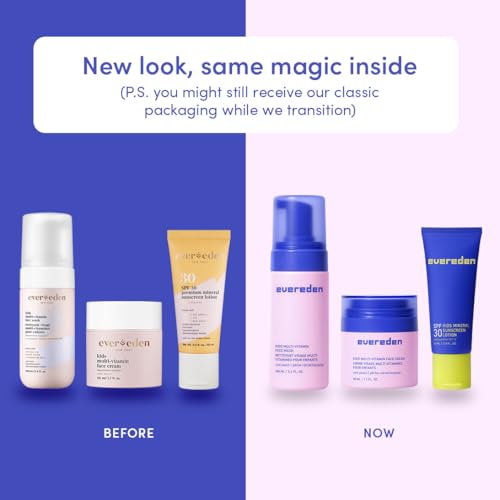 Evereden Kids Mineral Sunscreen, Face Wash, Cream & Headband, - Product Imagery
