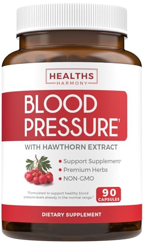 Blood Pressure Support Supplement (NON-GMO) Premium Natural - Product Imagery
