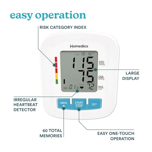 Homedics Upper Arm 300 Series Blood Pressure Monitor - Product Imagery