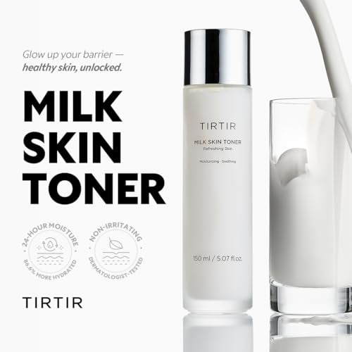 TIRTIR Milk Skin Rice Toner - Deep Moisturizing, Hydrating and - Product Imagery