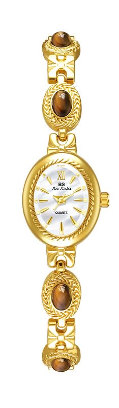 FANMIS Gold Watches for Women with Small Fase Oval Bracelet Dress Watch – Gold