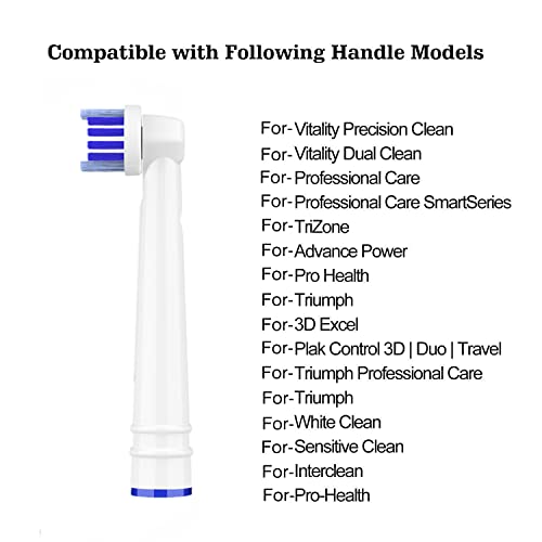 Replacement Toothbrush Heads Compatible with Oral B Braun - Product Imagery
