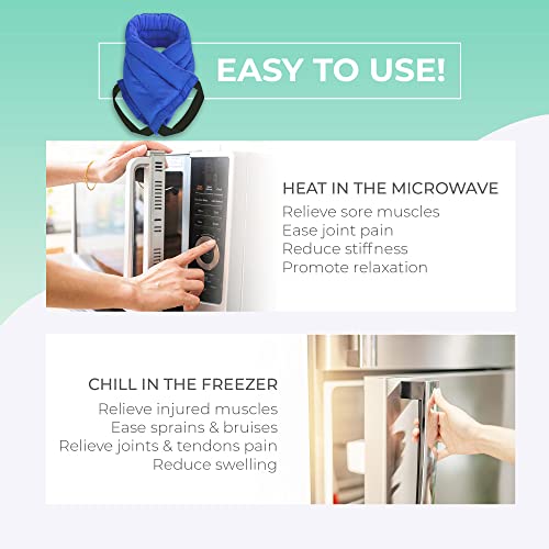 MHP Microwavable Heating Pad for Back-Most Heat Pack for Pain - Product Imagery