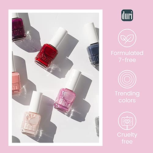 duri Nail Polish, 729 Aquarius, Warm winter red, Full Coverage, - Product Imagery