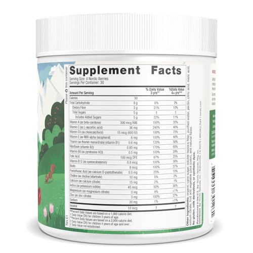 Nordic Naturals Nordic Berries Multivitamin, Kids Gummies - 120 - Product Imagery