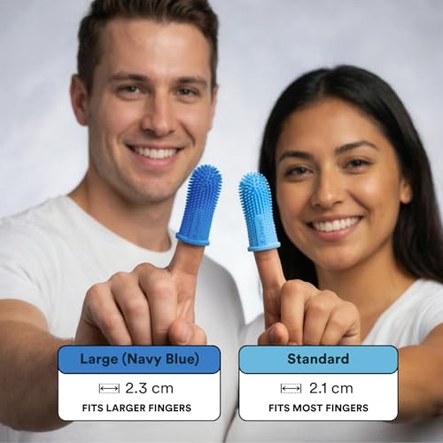 Jasper Dog Toothbrush, 360° Finger Toothbrush for Dogs & Cats, - Product Imagery