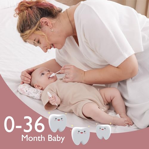 Momcozy Baby Tongue Cleaner Baby Toothbrush Disposable Oral - Product Imagery