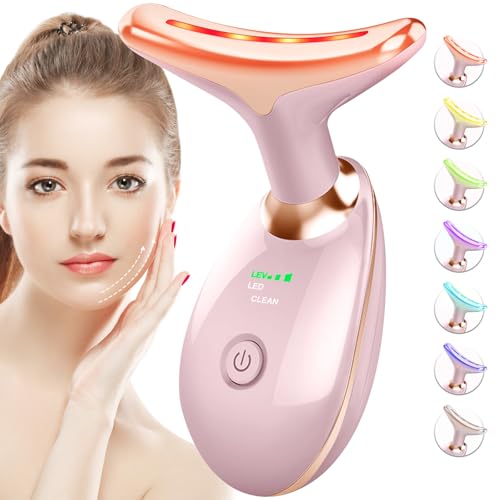 SDKWDH Red-Light-Therapy-for-Face-and-Neck, 7 Color Face - Product Imagery