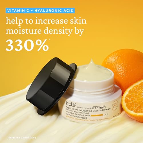 belif Aqua Bomb Vitamin C Face Cream Moisturizer, Infused with - Product Imagery