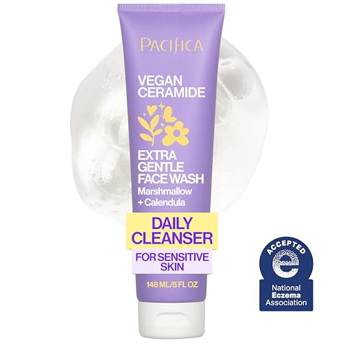 Pacifica Face Wash for Sensitive Skin Facial Cleanser Vegan - Product Imagery