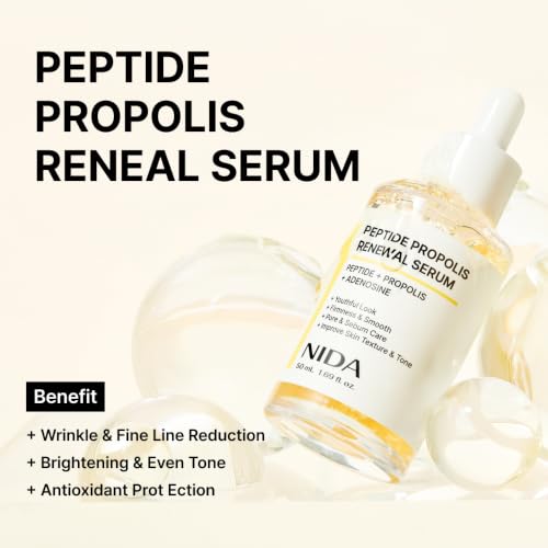 NIDA Peptide Propolis Renewal Serum | Peptide Complex, Propolis - Product Imagery