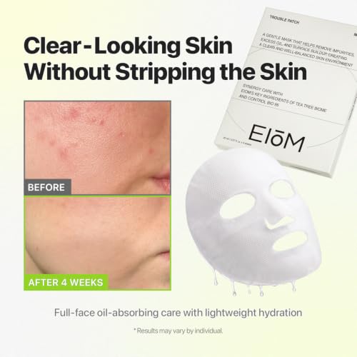 Trouble Full Face Hydrocolloid Inspired Pimple Patch Mask (4Pack) - Product Imagery