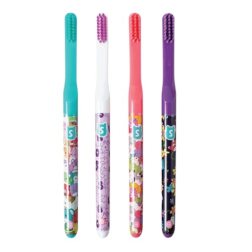 Brush Buddies Squishmallows Assorted Manual Toothbrushes, Soft - Product Imagery