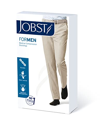 JOBST forMen Thigh High 20-30 mmHg Ribbed Dress Compression - Product Imagery