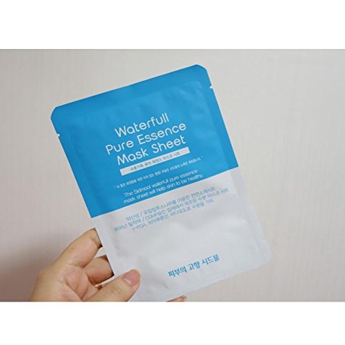 Waterfull Pure Essence Mask Sheet 0.8 oz X 8 Moisture Facial Pack - Product Imagery