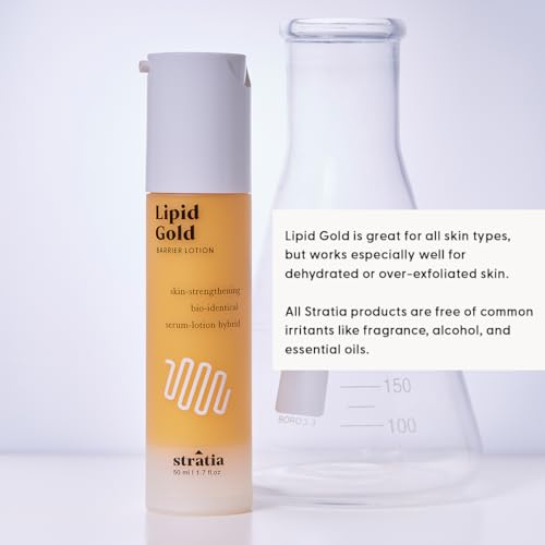 Stratia Lipid Gold Skin-Strengthening Ceramide Moisturizer with - Product Imagery