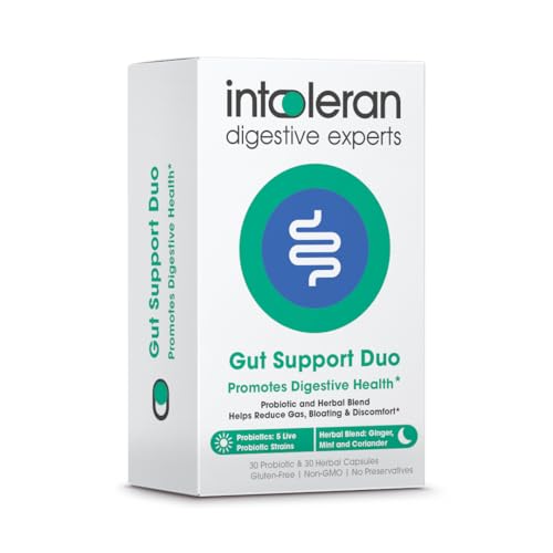 Intoleran Gut Support Duo – Probiotics & Herbal Blend for - Product Imagery