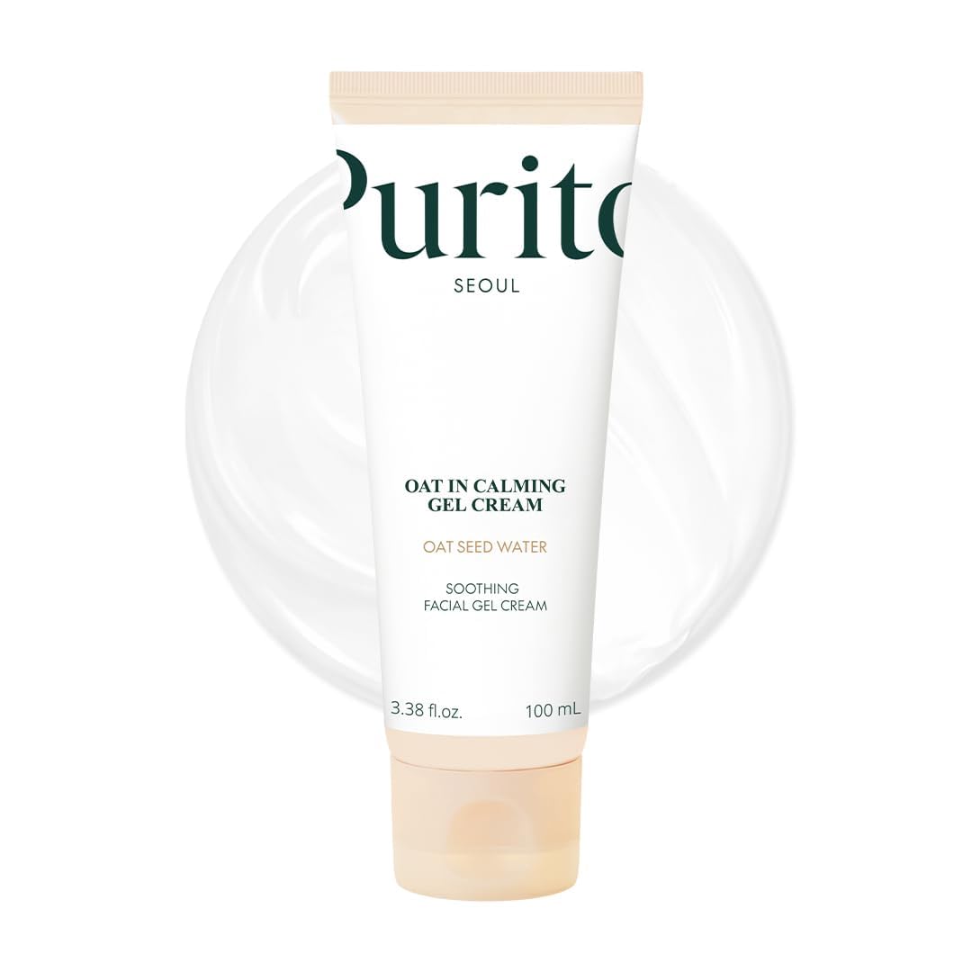 PURITO Oat Calming Gel Cream for Sensitive Skin, 3.38 fl.oz - Product Imagery