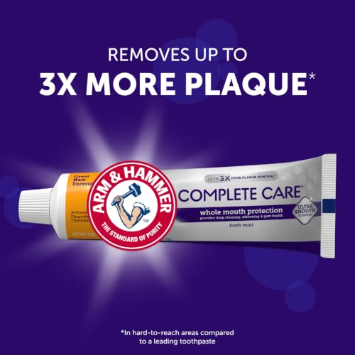 ARM & HAMMER Complete Care Toothpaste, Fresh Mint, 6.0 oz - Product Imagery