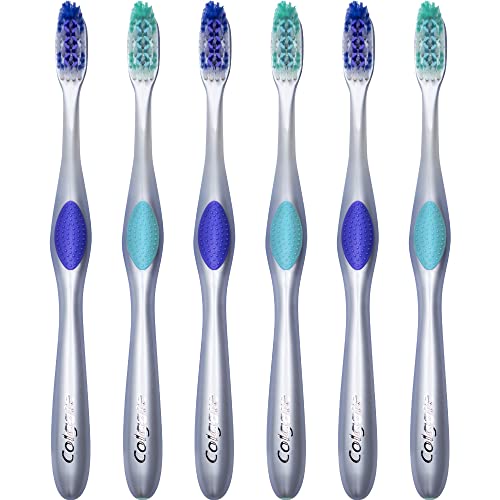 Colgate 360 Enamel Health Sensitive Toothbrush, Compact Head, - Product Imagery