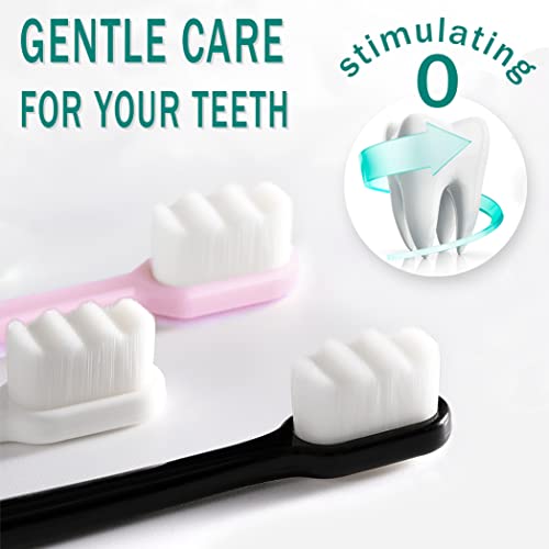 Extra Soft Toothbrush for Sensitive Teeth and Gums， Micro Fur - Product Imagery