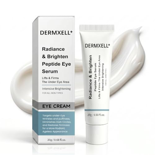 DERMXELL+ DERMXELL Lift & Brighten Peptide Eye Serum, Instant Firming Under Eye Cream