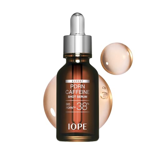 IOPE Expert PDRN Caffeine Shot Serum - Anti-Aging Face Serum to - Product Imagery