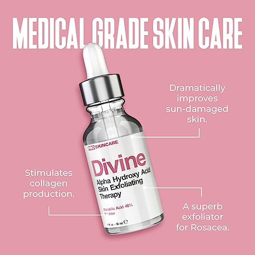 Mandelic Acid Clearing Serum for Acne Scars, Folliculitis, Aging - Product Imagery