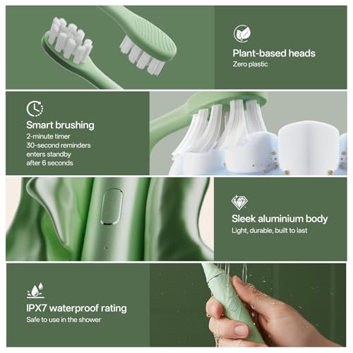 Oday Sonic Electric Toothbrush for Adults with Wall Mounted UV - Product Imagery