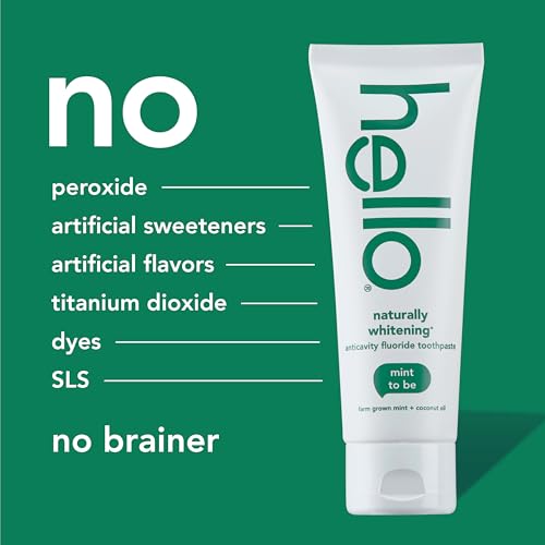 Hello Naturally Whitening Anticavity Fluoride Toothpaste, 5 Oz - Product Imagery