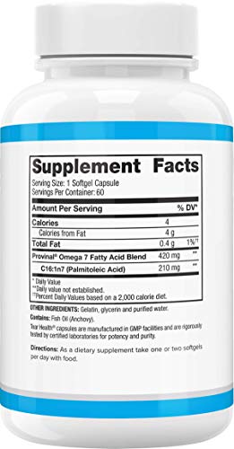 Cardia 7: Tear Health - 60 Count - Advanced Dry Eye - Omega7 - Product Imagery