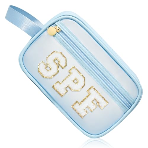 COSHAYSOO Clear Sunscreen Bag Makeup Toiletries Pouch Beach - Product Imagery
