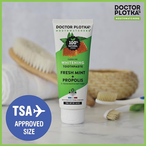 Mouthwatchers Fluoride Free Hydroxyapatite Toothpaste, Mint, - Product Imagery