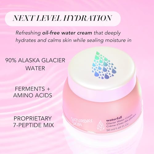 Saturday Skin Waterfall Glacier Water Cream: Oil Free Gel - Product Imagery