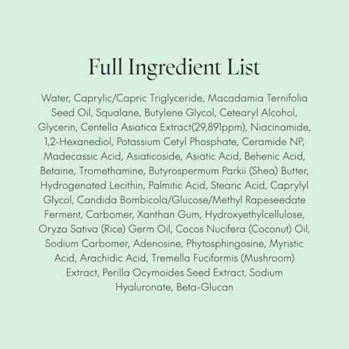PURITO Centella Unscented Cream for Sensitive Skin, 1.70 fl.oz - Product Imagery