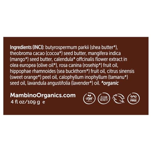 Mambino Organics Oh Baby! Belly Butter, Belly Balm for Pregnant - Product Imagery