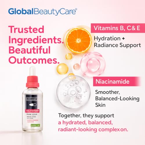 Global Beauty Care Multi-Vitamin Facial Serum, Hydrating Face - Product Imagery
