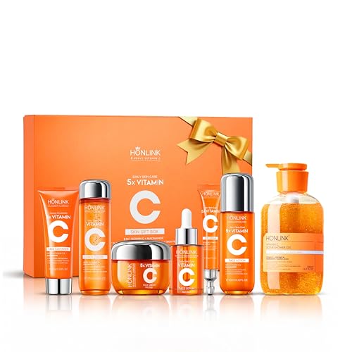 Vitamin C Skincare Gift Set, Face & Body Care Routine for - Product Imagery