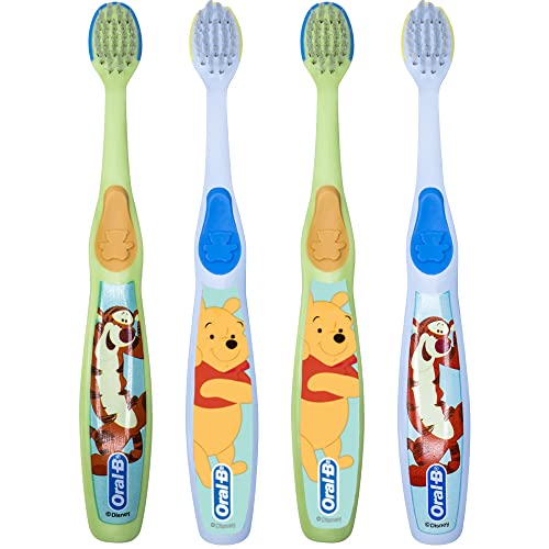 Oral-B Baby Manual Toothbrush, Pooh Characters, 0-3 Years Old, - Product Imagery