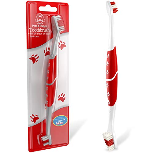 Pet Toothbrush for Dogs, Cats with Soft Bristles - Easy Teeth - Product Imagery