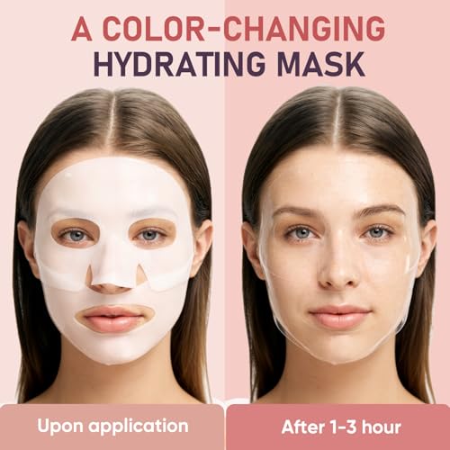 Bio-Collagen Facial Mask 8 EA, Hydrating & Soothing Hydrogel - Product Imagery