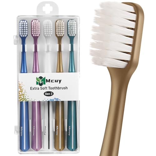 GentleClean Pro Extra Soft Toothbrushes for Adults - Super Ultra - Product Imagery